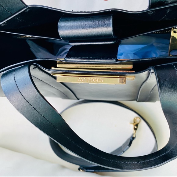 ZAC Zac Posen Black Eartha Iconic Shopper EUC - Picture 14 of 16